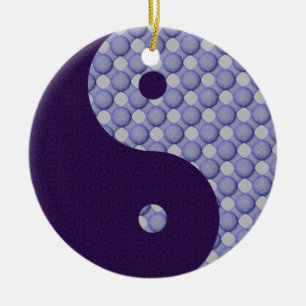 cirkels met Yin Yang Ornament