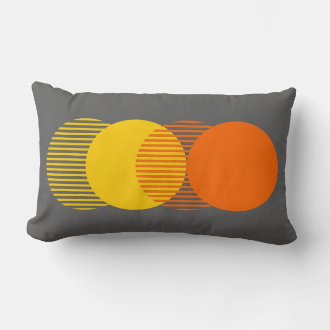 Cirkels - minimalistisch kussen (Voorkant)