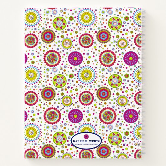 cirkels notebook notitieboek (Achterkant)