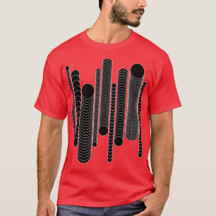 Cirkels op art design t-shirt