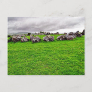 cirkels op carrowmore briefkaart