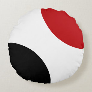 Cirkels op een cirkelvormige piloot rond kussen