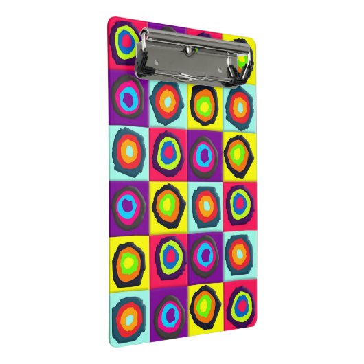 Cirkels patroon mini klembord (Schuin)