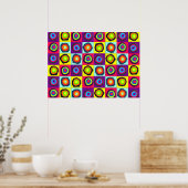 cirkels patroon poster (Keuken)