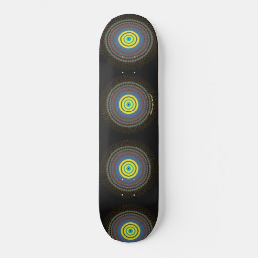 cirkels skateboard (Voorkant)