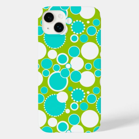 Cirkels & Stippen Case-Mate iPhone Case (Achterkant)