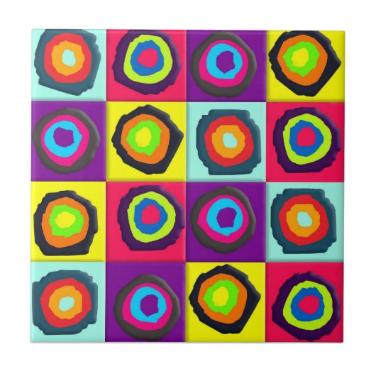 cirkels tegeltje (Voorkant)