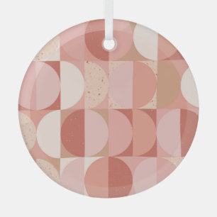 Cirkels uit het midden van de eeuw: modern geometr glas ornament