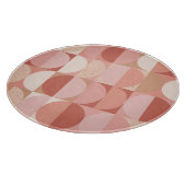 Cirkels uit het midden van de eeuw: modern geometr snijplank (Hoek)