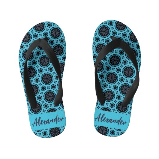 Cirkels van Aqua Harmony Kinder Teenslippers (Voetbed)