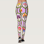 cirkels van bloemen leggings (Achterkant)