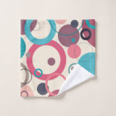 cirkels van de horizon bad handdoek (Wasdoekje)