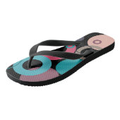 cirkels van de horizon teenslippers (Schuin)