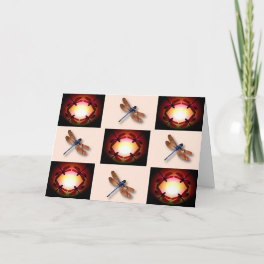 Cirkels van libellen kaart (Voorkant)