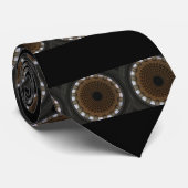 cirkels zwart stropdas (Opgerold)