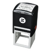 Cirkelscript | Creëer Uw eigen retouradres Zelfinktende Stempel (Product)