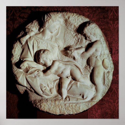 Cirkelsteen van Tondo Taddei Poster (Voorkant)