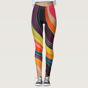 cirkelvormig abstracte leggings