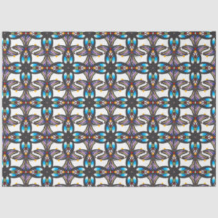 cirkelvormig Glas in lood Tissuepapier