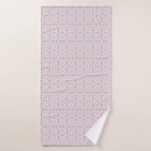 Cirkelvormig naadloos patroon badhanddoek (Badhanddoek)