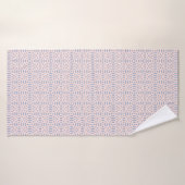 Cirkelvormig naadloos patroon badhanddoek (Badhanddoek)