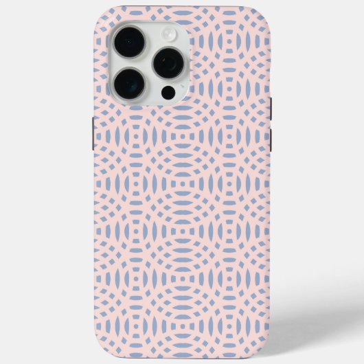 Cirkelvormig naadloos patroon Case-Mate iPhone case (Achterkant)