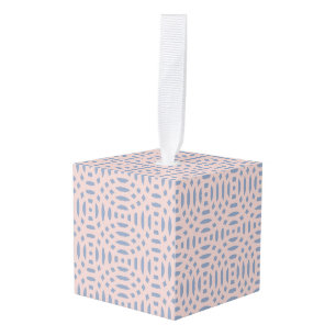 Cirkelvormig naadloos patroon kubus ornament