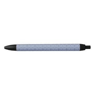 Cirkelvormig naadloos patroon zwarte inkt pen
