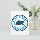  cirkelvormig ontwerp tegen opwarming van de aarde briefkaart (Staand voorkant)