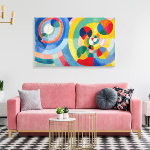 Cirkelvormige formulieren   Robert Delaunay   Canvas Afdruk