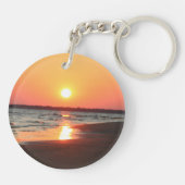 Cirkelvormige Sleutelhanger (dubbelzijdig) (Achterkant)