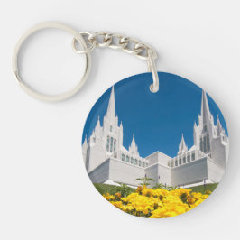 Cirkelvormige Sleutelhanger San Diego Temple