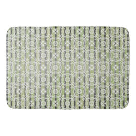 Cirkelvormige Tegels en Stripes patroon Badmat