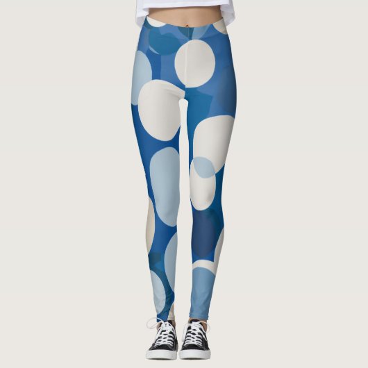 Cirkelvormige vlekken leggings (Voorkant)