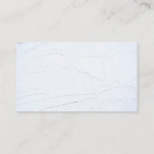 cirkelzaag metallisch hout visitekaartje (Achterkant)