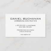 Cirkelzagen | Hammer WFrench | Hout Visitekaartje (Achterkant)