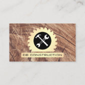 Cirkelzagen | Hammer WFrench | Hout Visitekaartje (Voorkant)