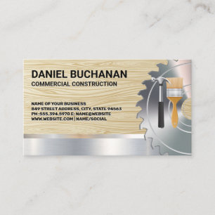 Cirkelzagen   Hardwarehammer Brush-Visitekaartje Visitekaartje