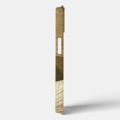 Cirkelzandstorm in Tan en donkerbruin Case-Mate iPhone Case (Achterkant / Rechts)