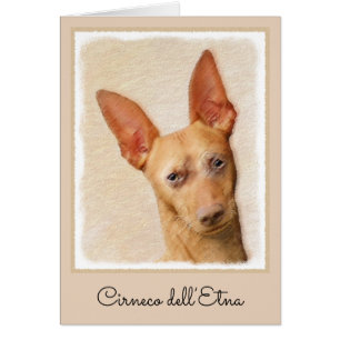 Cirneco dell'Etna Painting - Cute Original Dog Art