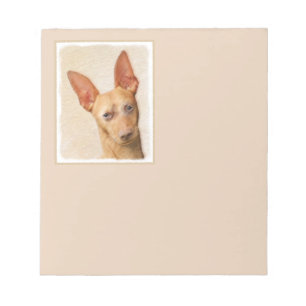 Cirneco dell'Etna Painting - Cute Original Dog Art Notitieblok