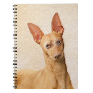 Cirneco dell'Etna Painting - Cute Original Dog Art Notitieboek