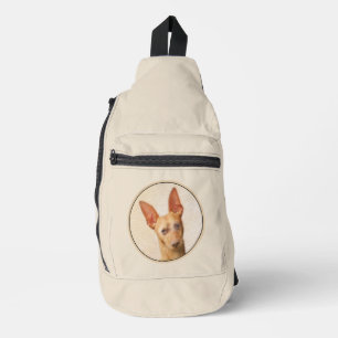Cirneco dell'Etna Schilderij Mooie Originele Honde Sling Bag