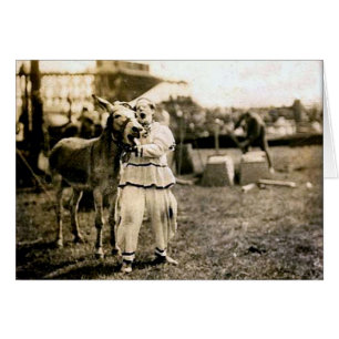 Cirque Clown-avec-Mule
