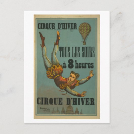 Cirque D'Hiver Briefkaart (Voorkant)