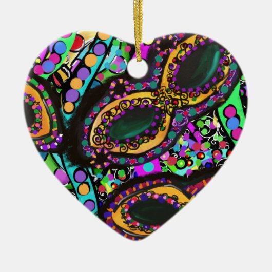 Cirque du Art Keramisch Ornament (Voorkant)