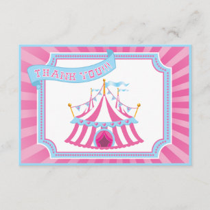 Cirque ou carnaval - cartes de Merci