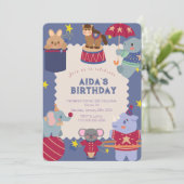 Cirque Spectaculaire Invitation Anniversaire (Debout devant)