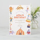 Cirque Spectaculaire Invitation Anniversaire (Debout devant)