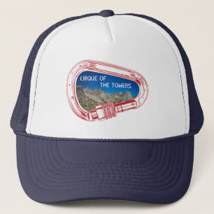 Cirque van de motorklimmer Carabiner Trucker Pet